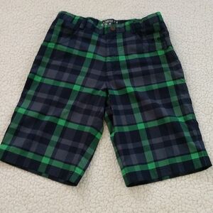 Youth Nike Golf Dri Fit Plaid Shorts Size M
